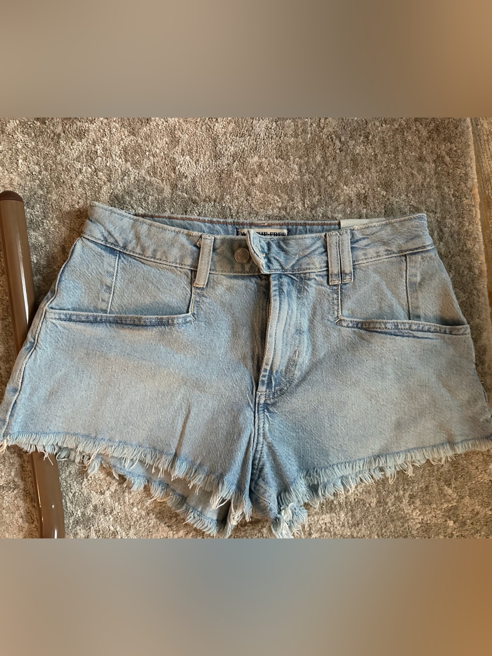 We The Free crvy High Rise Voltage High Rise  shortie  Denim Shorts-28